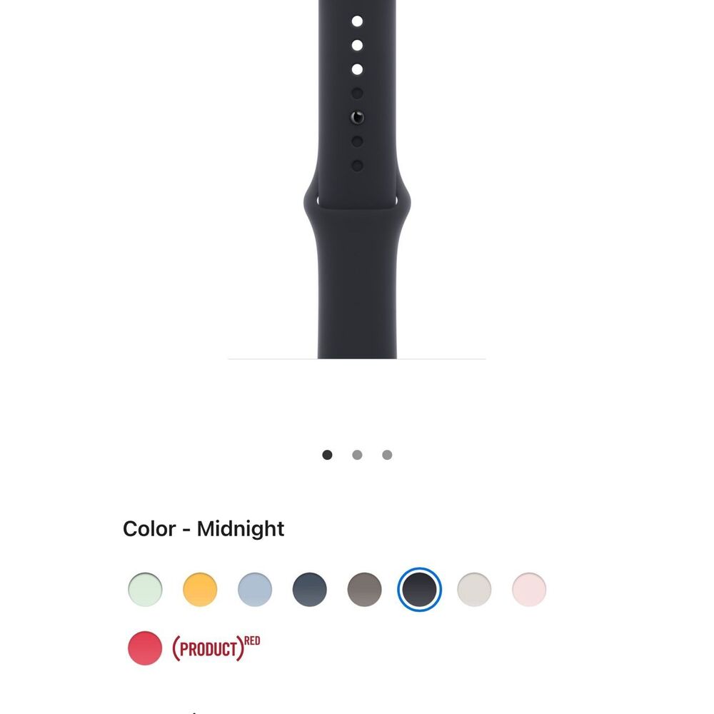 Apple Watch Midnight Sport Band 45mm